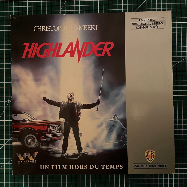Highlander Laserdisc Highlander Laserdisc