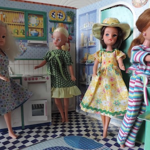 PDF download patterns for Dolls clothes Outfits for Vintage Sindy or Barbie