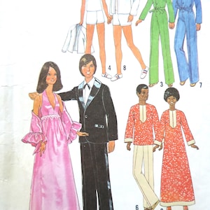 Vintage Sindy/Barbie Doll Clothes Sewing Pattern: Simplicity 7737 (PDF Pattern)