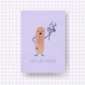 Gute Besserung | Postkarte A6
