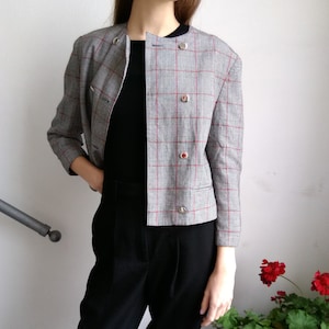 Check vintage blazer/jacket