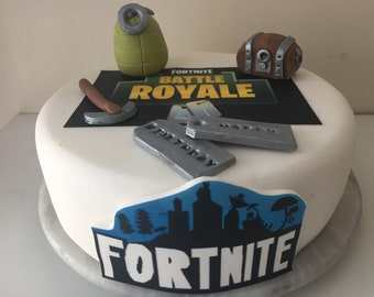 inoffizielle fortnite cake topper dekoration - fortnite torten bilder