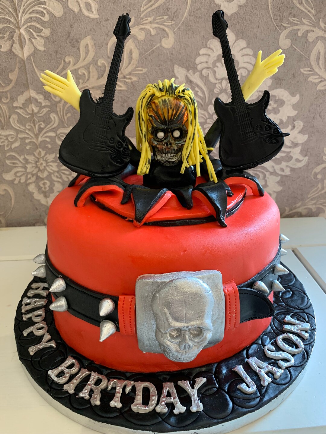 Edible Iron Maiden Cake Topper Decoration Personalised. Etsy