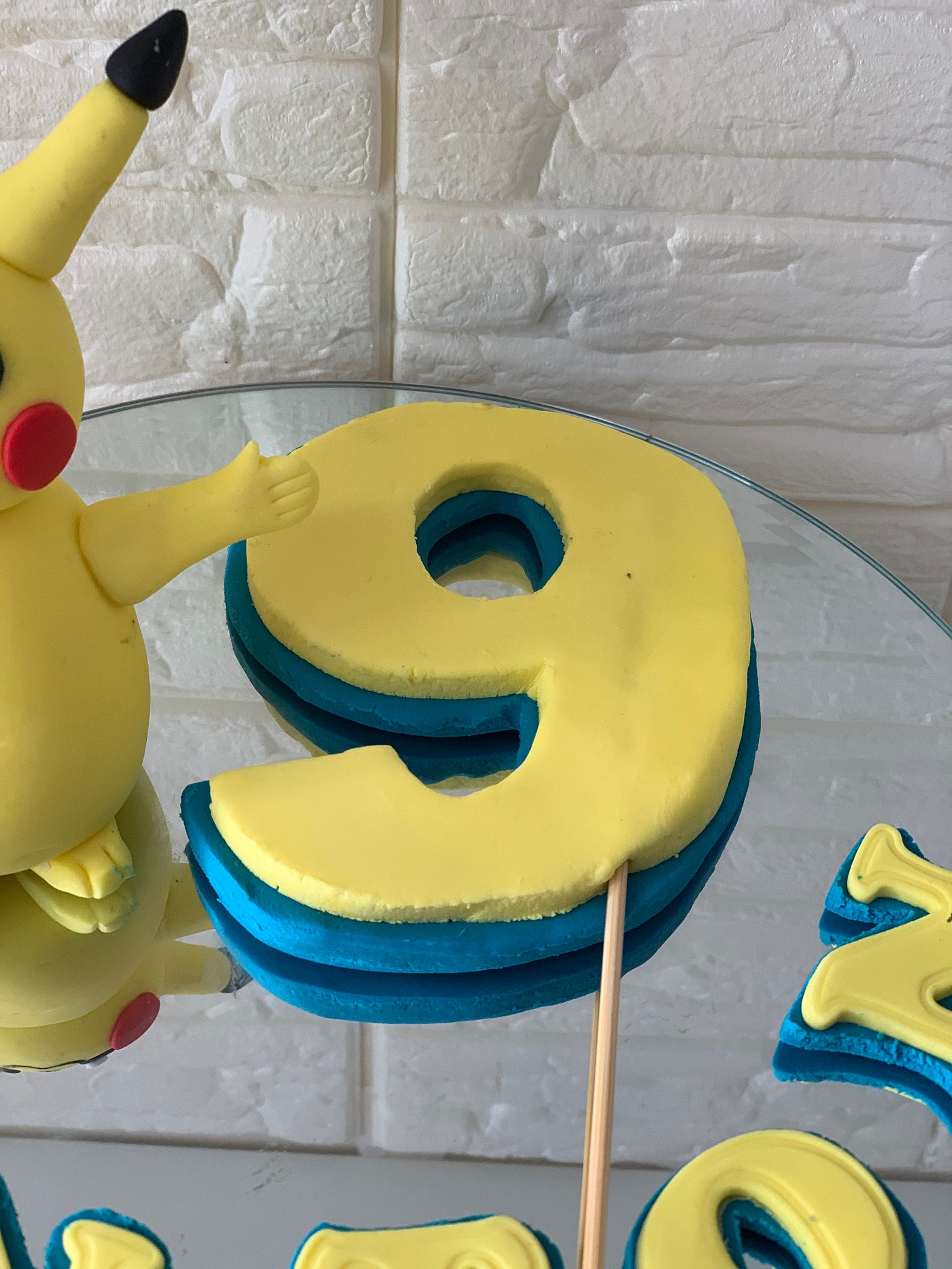 Edible Pikachu personalised cake topper decoration Etsy