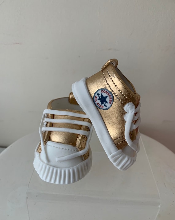 baby gold converse