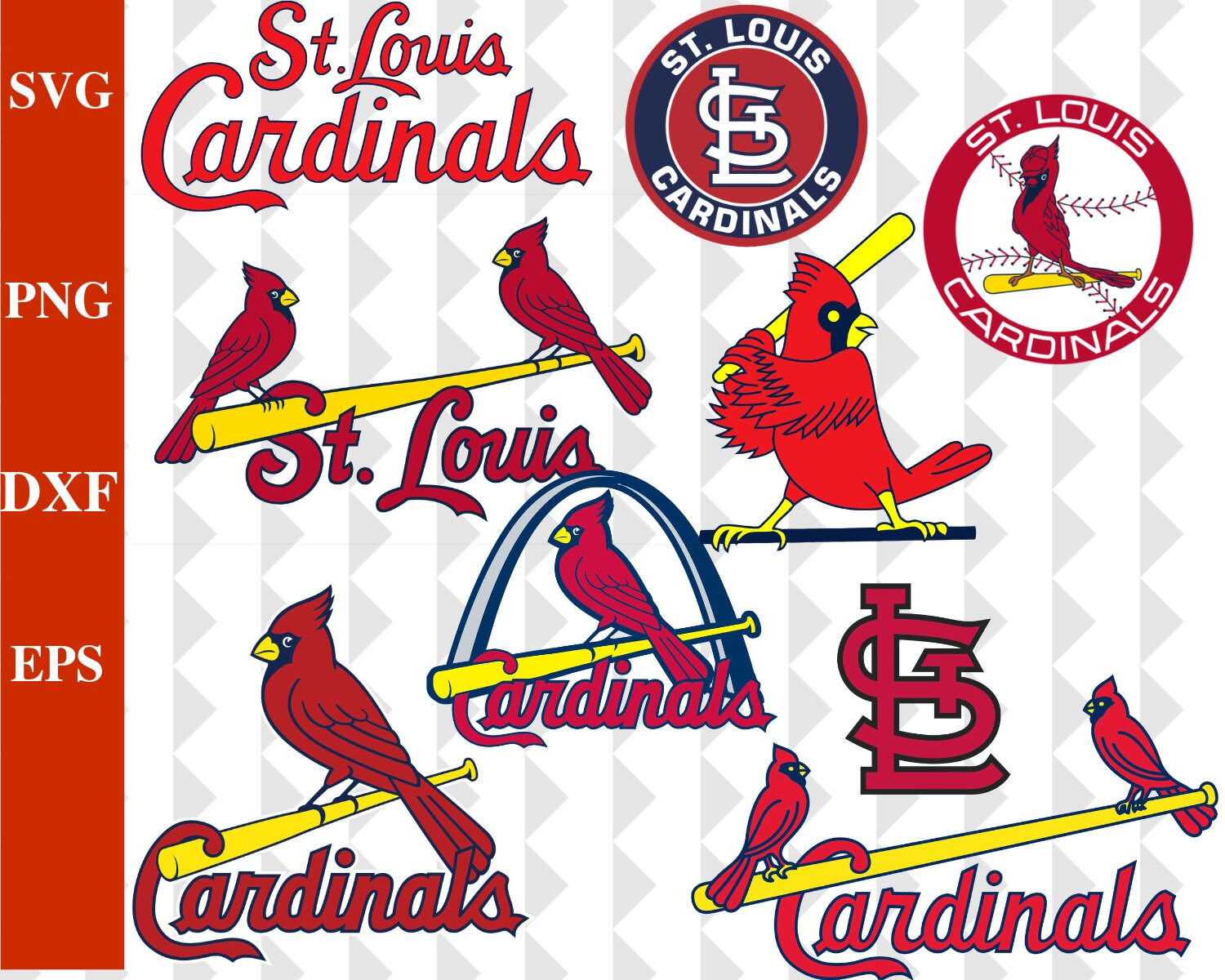 St. Louis Cardinals St. Louis Cardinals svg St. Louis | Etsy