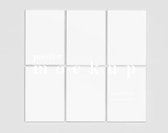 A4 Paper Mockup Set, Flat Lay Print, Journal, Poster (PSD & JPEG Digital Download)