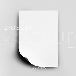 Maqueta de póster A4, maqueta de póster moderno, maqueta de volante, maqueta de póster de papel, maqueta de impresión PSD, diseño de volante minimalista, maqueta empresarial sencilla