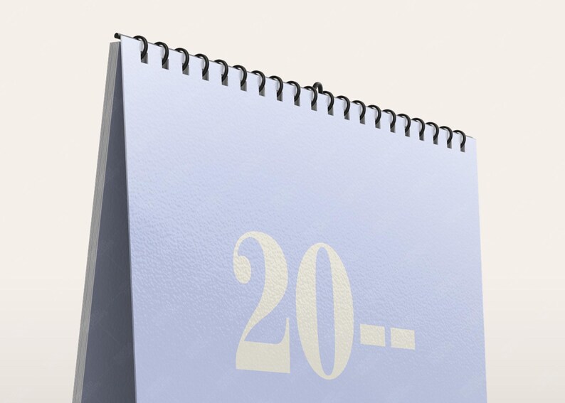 Editable Desk Calendar Mockup, Modern Square Design (PSD) - Etsy