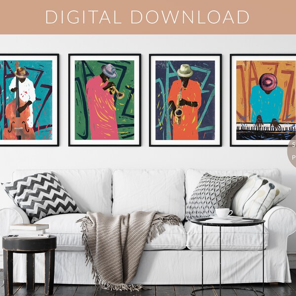 Jazz Print - Etsy