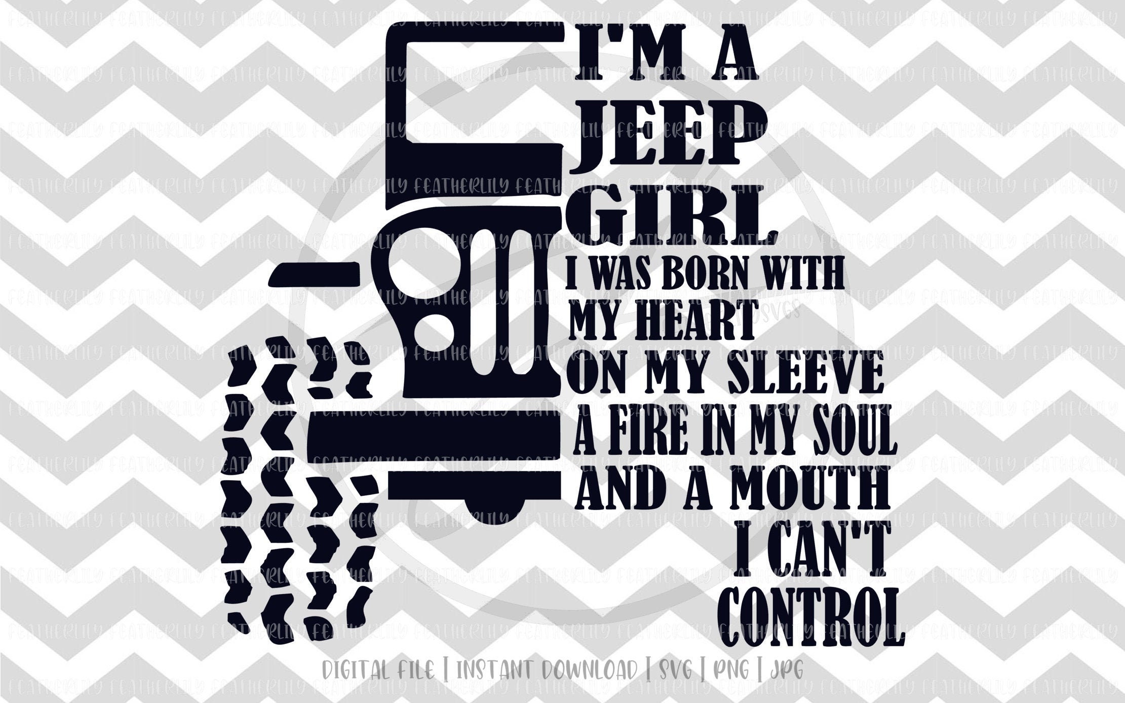 Jeep Girl SVG PNG Digital Download Cricut Silhouette Etsy