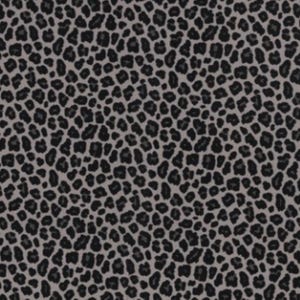 Baumwolle Popeline Leopard Grau/Schwarz Reststück 100 x 100 cm