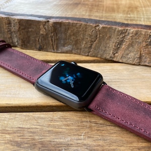 Genuine leather apple watch band 38-40/42-44 mm