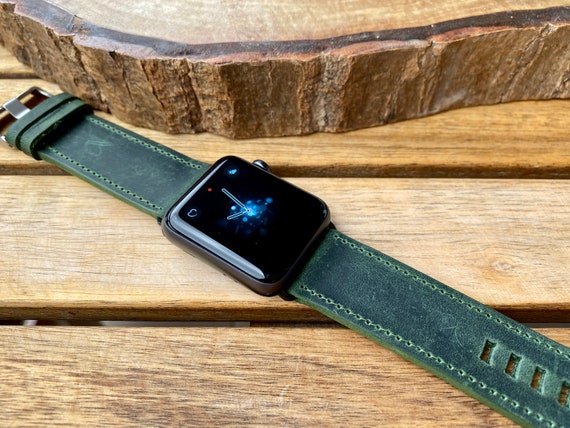 【LLOYD】Premium Epsong Leather Apple Watch Strap 38/40/41 LLOYD】Vintage Epsong Leather Apple Watch Strap 38/40/41