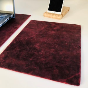 Corporate gift. Customize genuine leather mouse pad,desk mat
