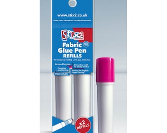 Stix2 S57371 Fabric Glue Pen And Refill Cardmaking Scrapbooking Hobby Craft