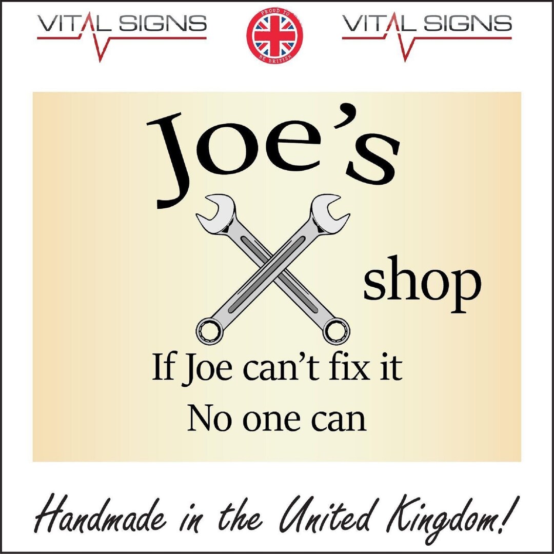 CM276 BL Joe''s Repair Shop If Joe Can''t Etsy