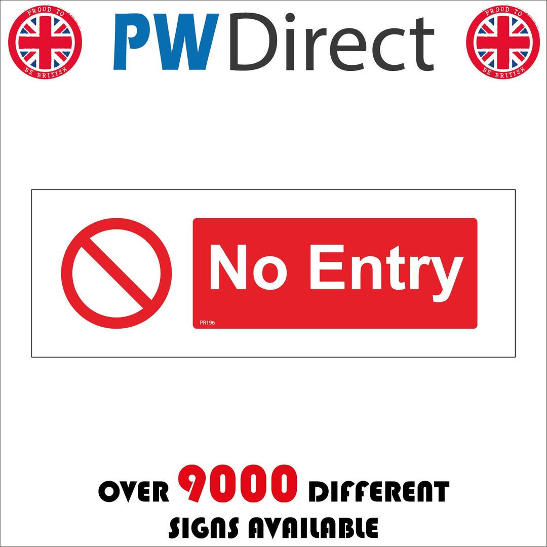 Workforce Access Signs PR196 LL No Entry Sign Workforce Access Private Keep Out Trespassers ...