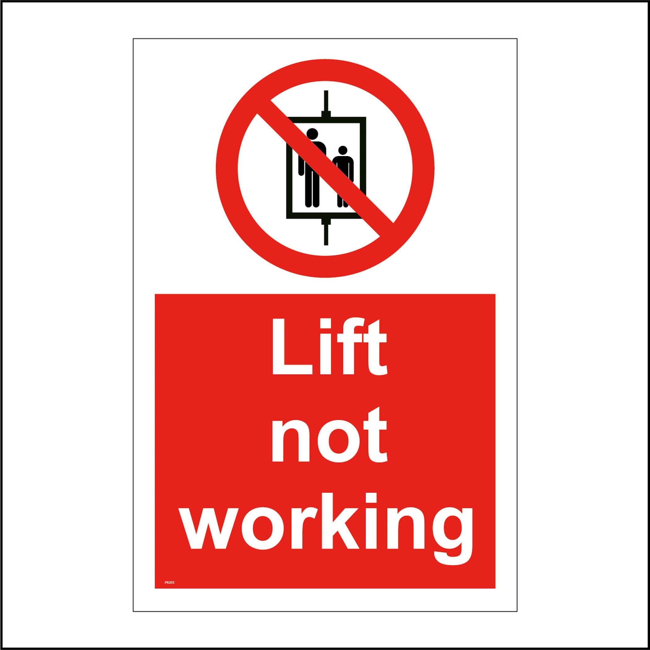 PR255 BP Lift Not Working Sign Broken Please Use Stairs Etsy UK