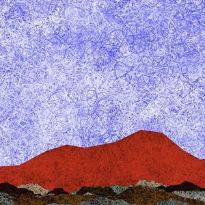 Red Mountain Art Print image 2