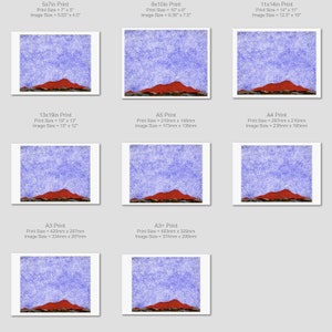 Red Mountain Art Print image 4