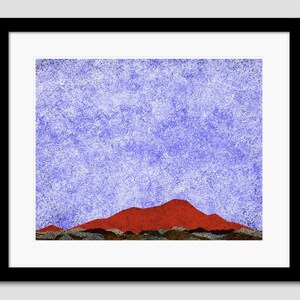 Red Mountain Art Print image 1