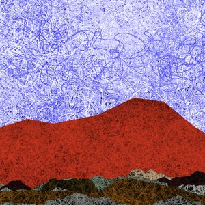 Red Mountain Art Print image 3