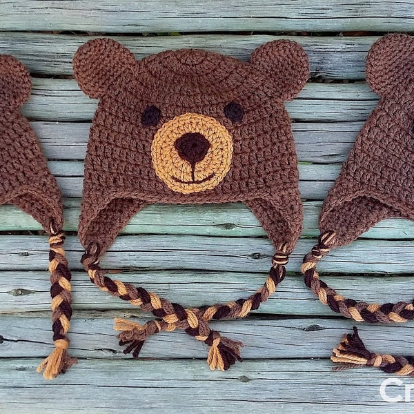 Bear Beanie Crochet Pattern