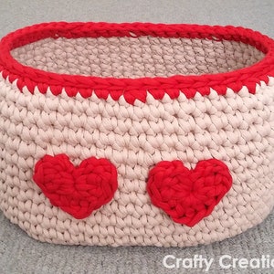 Oval Basket Crochet Pattern