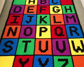 ABC Blanket Crochet Pattern