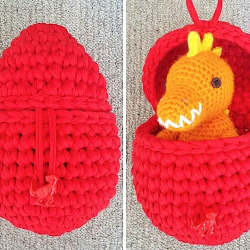 Dinosaur Egg Crochet Pattern Etsy