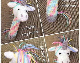 Unicorn Rattle Crochet Pattern