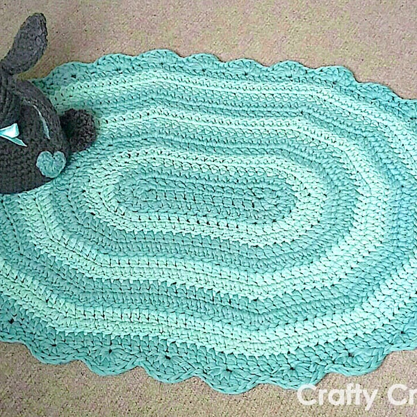 Oval Rug Crochet Pattern