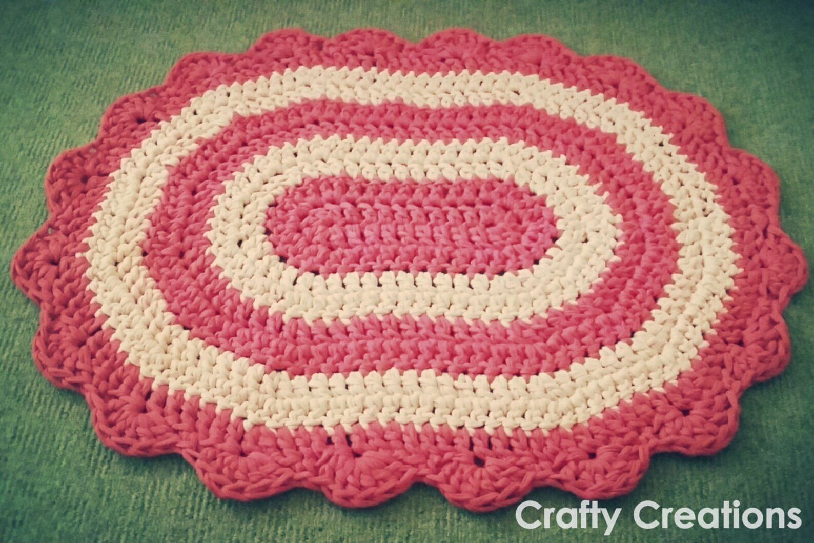 Oval Rug Crochet Pattern Etsy