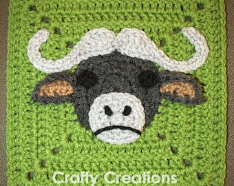 Buffalo Granny Square Crochet Pattern