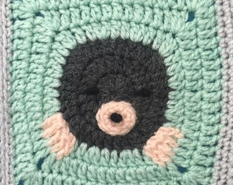 Mole Granny Square Crochet Pattern