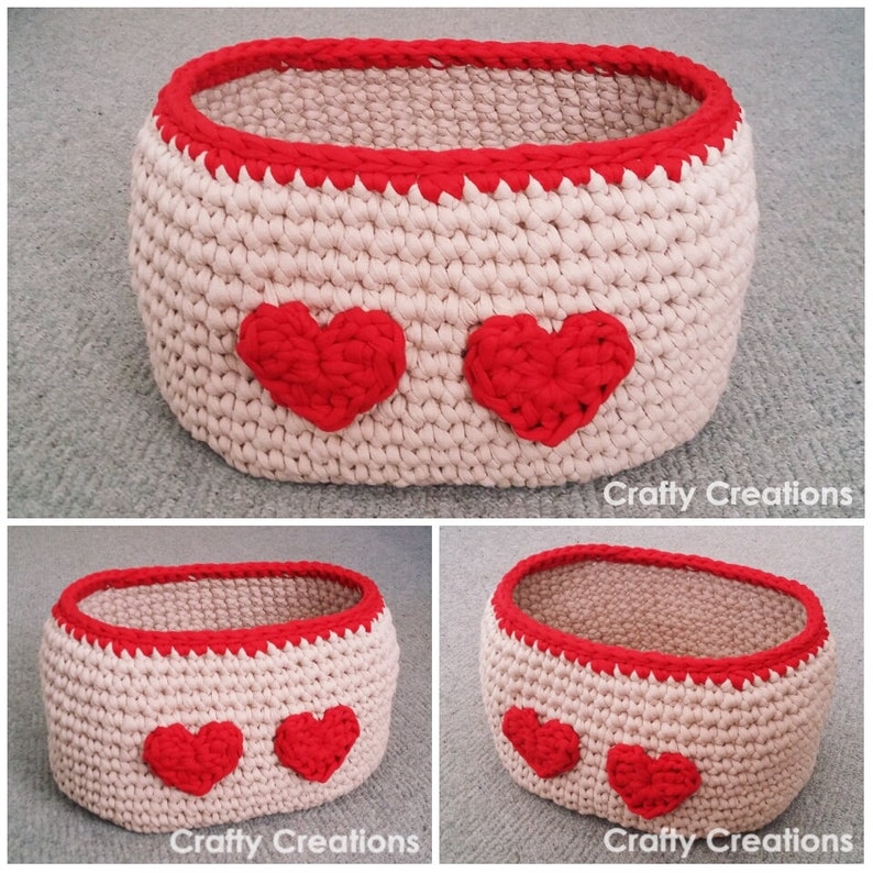 Oval Basket Crochet Pattern Etsy
