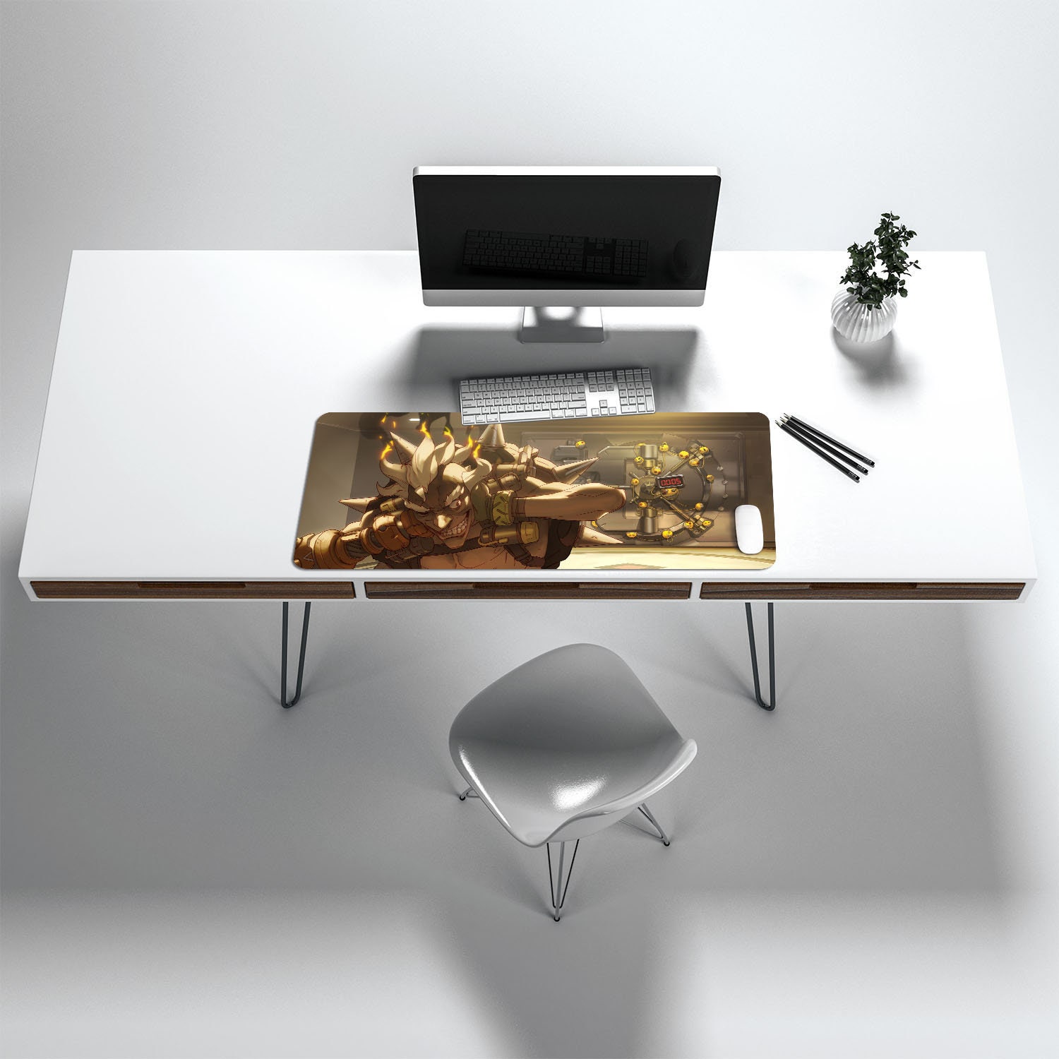 Junkrat Overwatch Extra Large Gaming Mouse Pad Extended Mouse Etsy