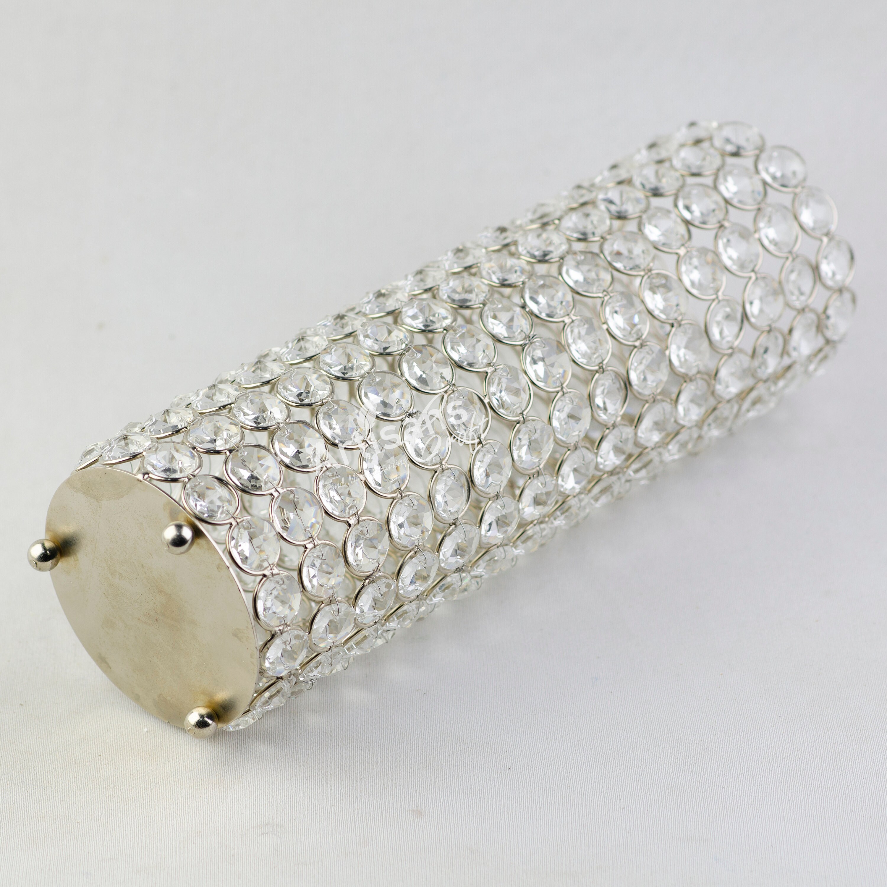 Handmade Metal Flower Vase With Crystal Decoration Vases for Etsy UK