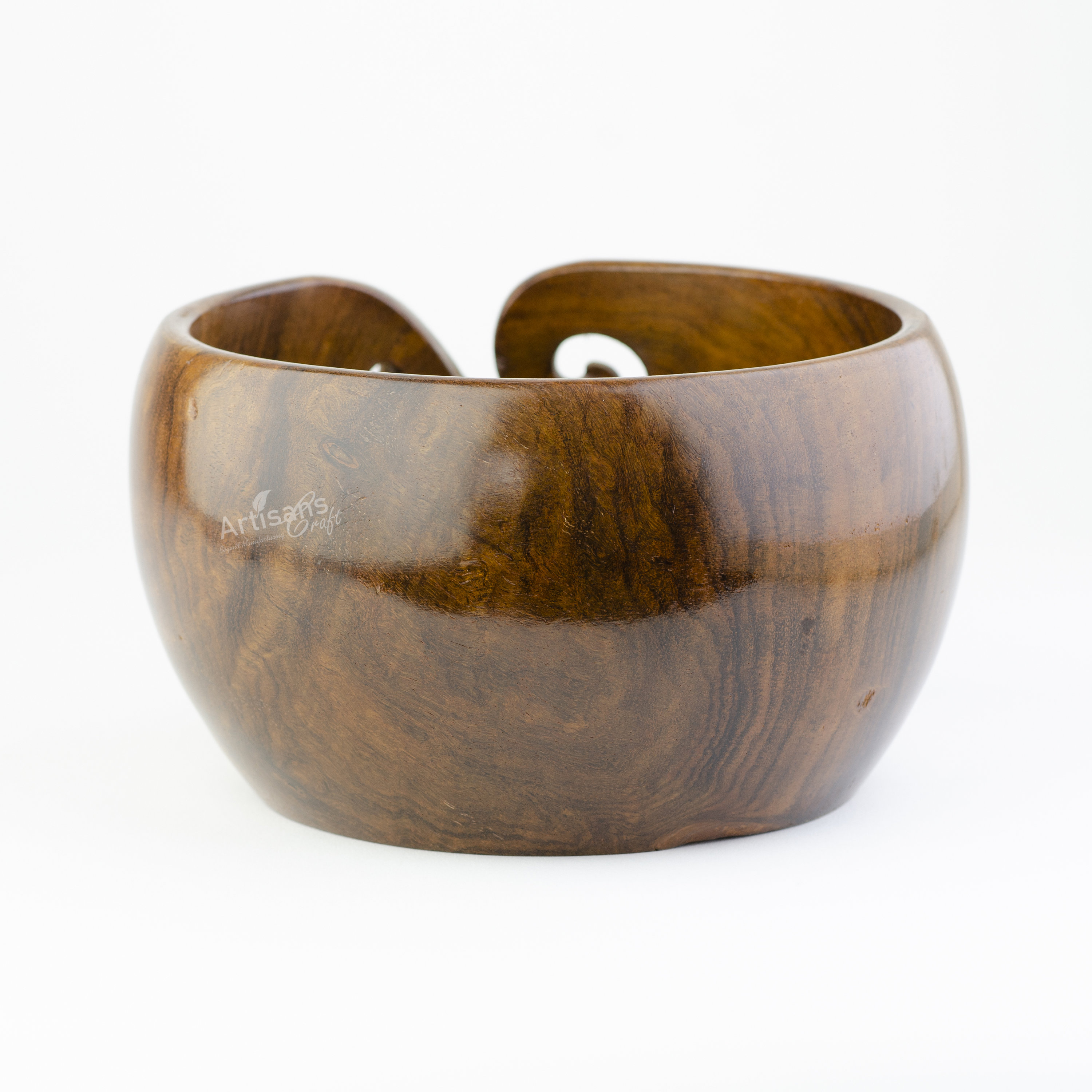 Rosewood Yarn Bowl Handmade Wooden Yarn Bowls for Knitting & Etsy