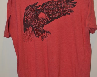 Patriot Eagle Tee | American Flag Eagle Graphic T-Shirt