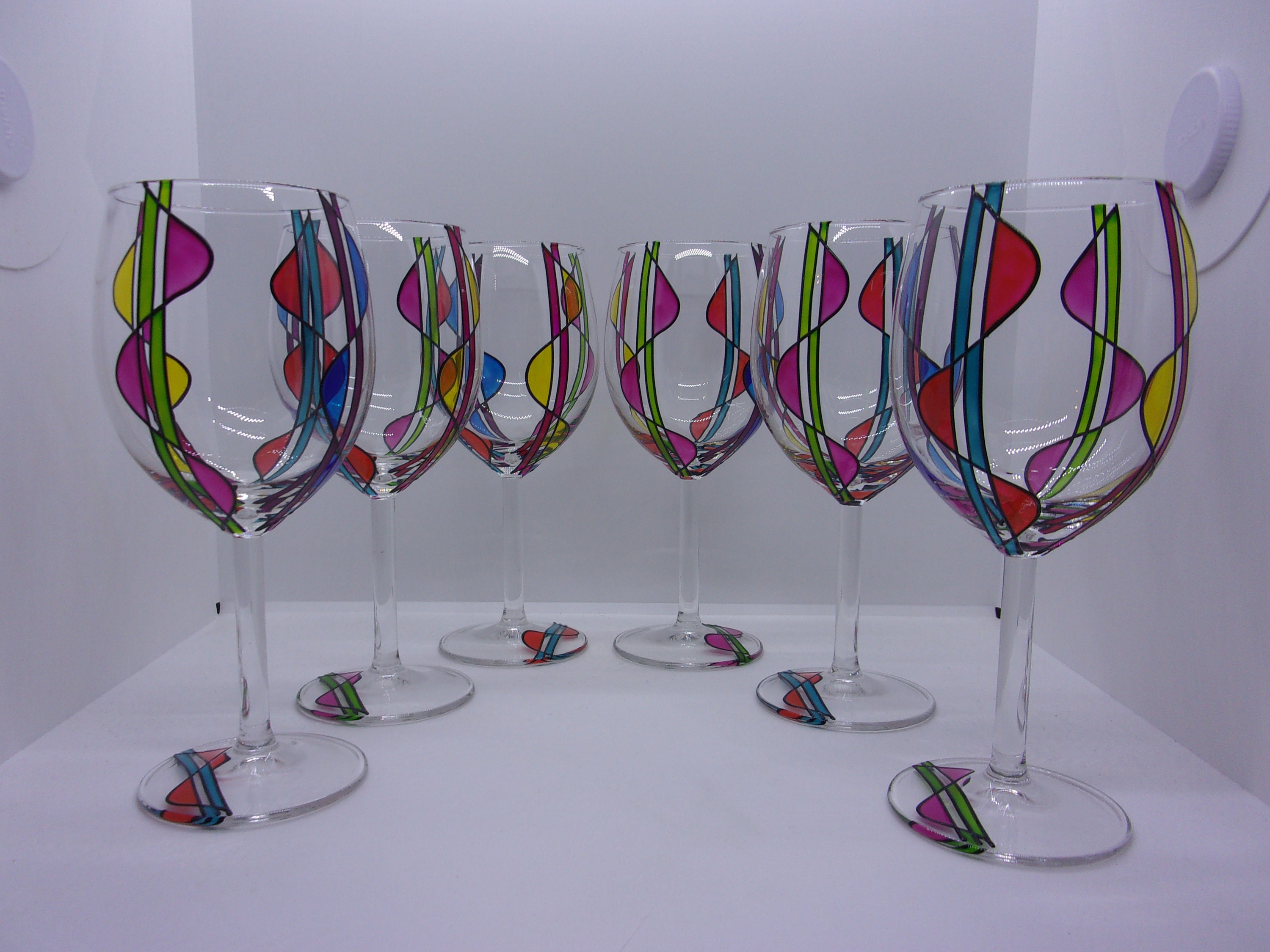 Lot de 6 Verres à Vins ou Eau