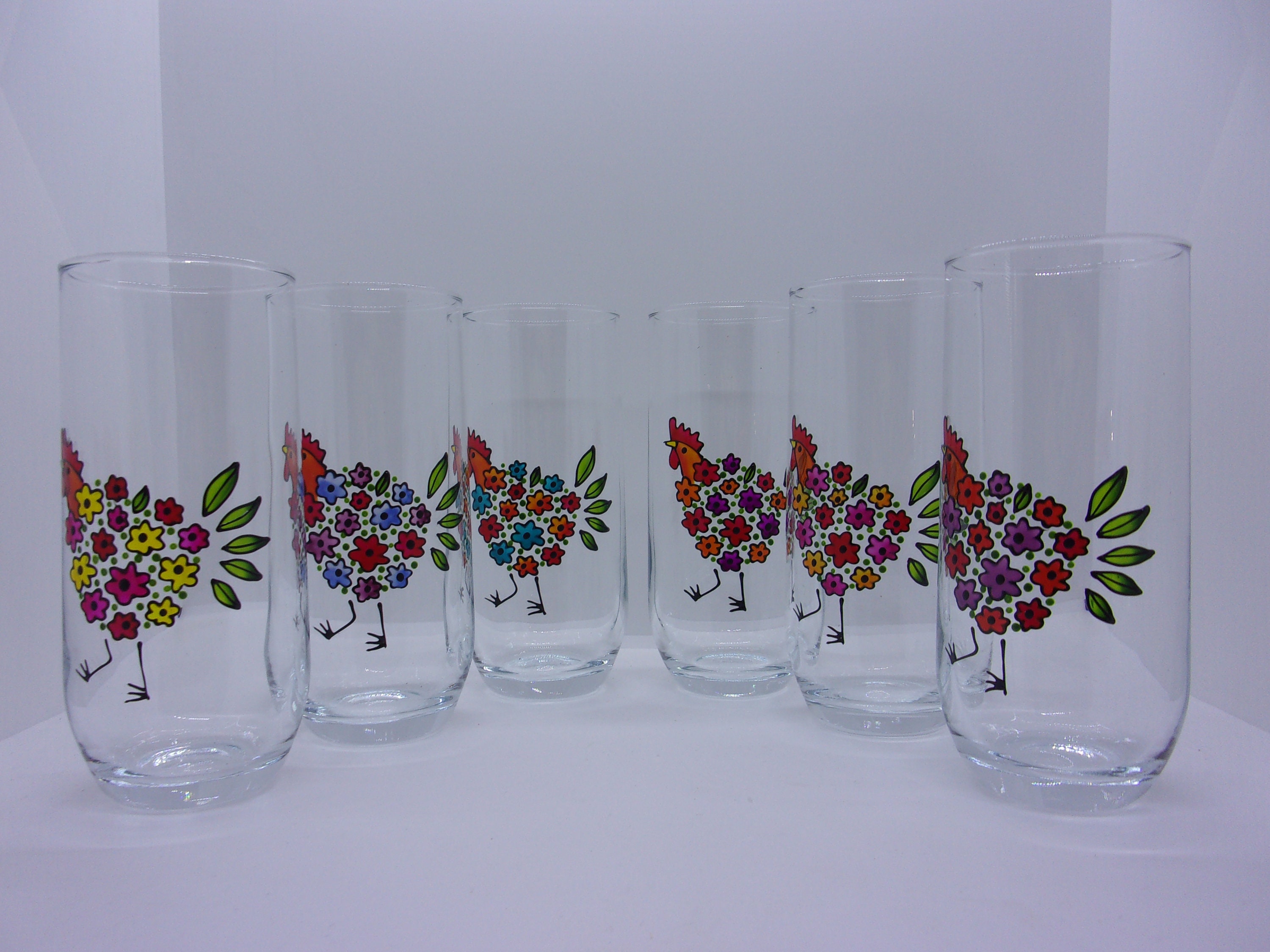 Lot de 6 Verres à Eau, Jus Fruits, Soda ...