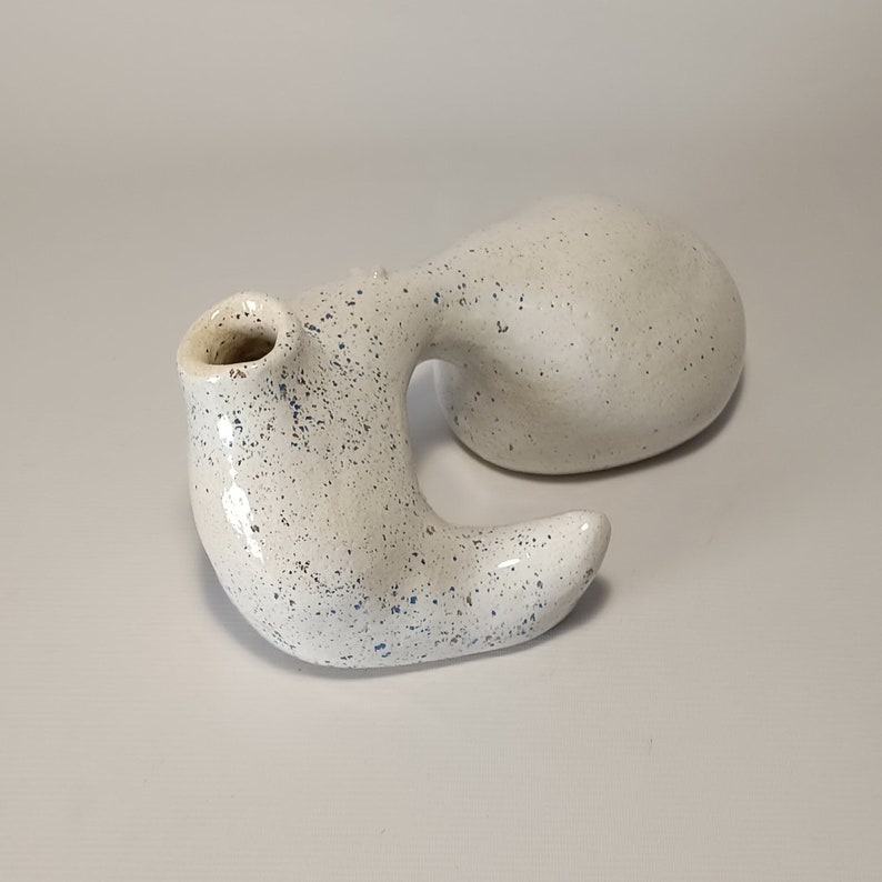 Nordic Abstract sculpture. Ceramic Female form Vase. Art Statue Vase. Torso sculpture vase. Nordic sculpture. Female Body Vase. image 2