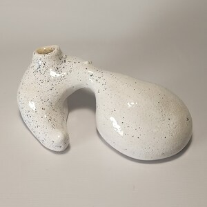 Nordic Abstract sculpture. Ceramic Female form Vase. Art Statue Vase. Torso sculpture vase. Nordic sculpture. Female Body Vase. image 6