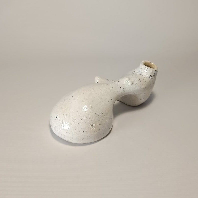 Nordic Abstract sculpture. Ceramic Female form Vase. Art Statue Vase. Torso sculpture vase. Nordic sculpture. Female Body Vase. afbeelding 7