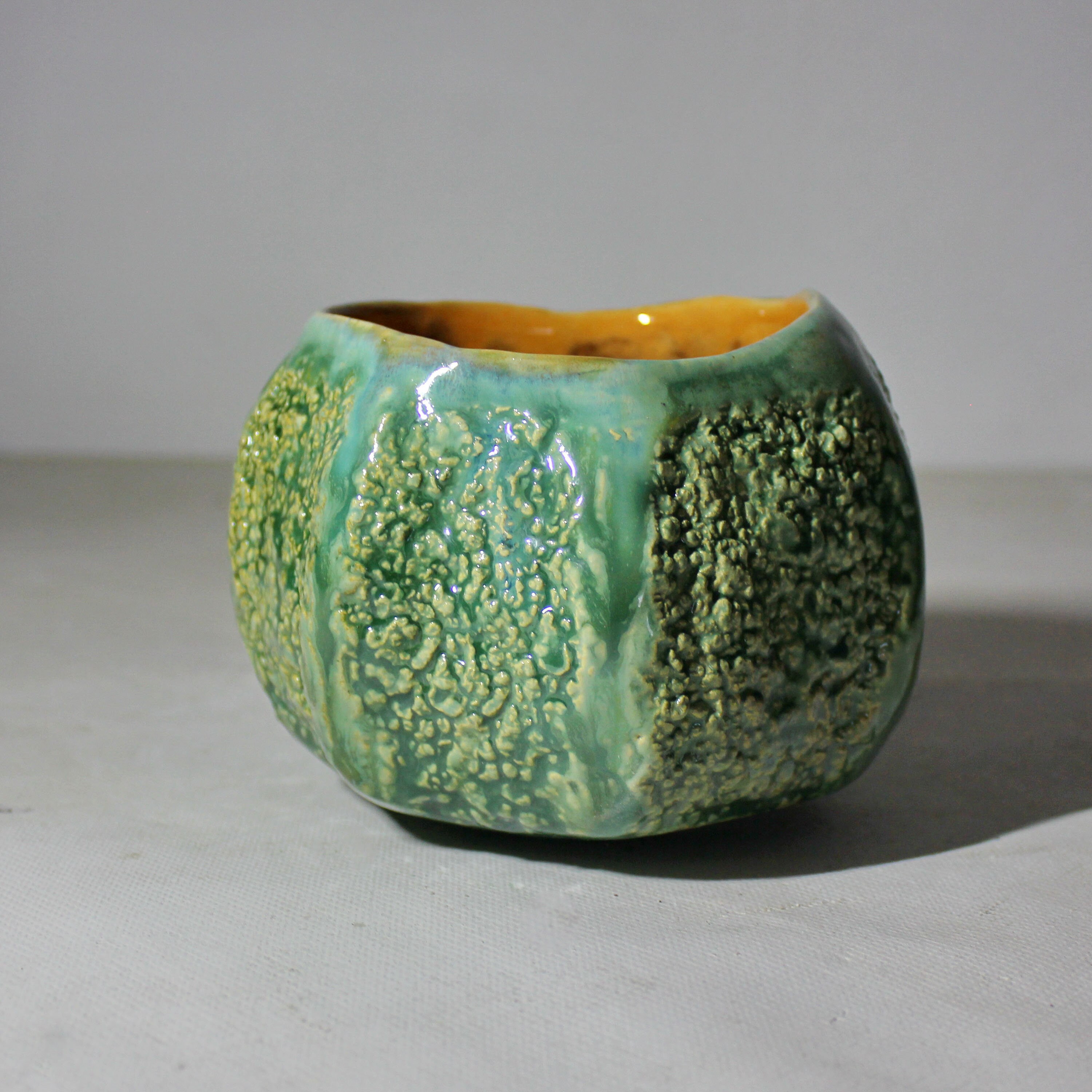 Bowl for various drinks. Pottery dinnerware. Crooked tea bowl. Pottery lover gift. Handcrafted  Tea Bowl.  Handcrafted Ceramic Tea Bowl.
