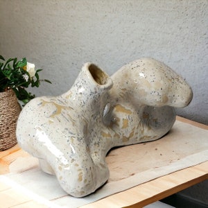 Home decor, interior, exterior. Salon decor. Female figure. Female body statue. Abstract sculpture art. Sensual art. Family sculpture.