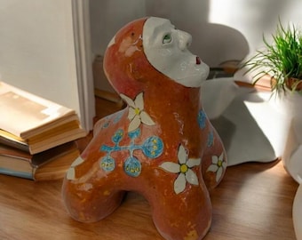 Fireclay Mythical Creature Sculpture: Quirky Home Decor