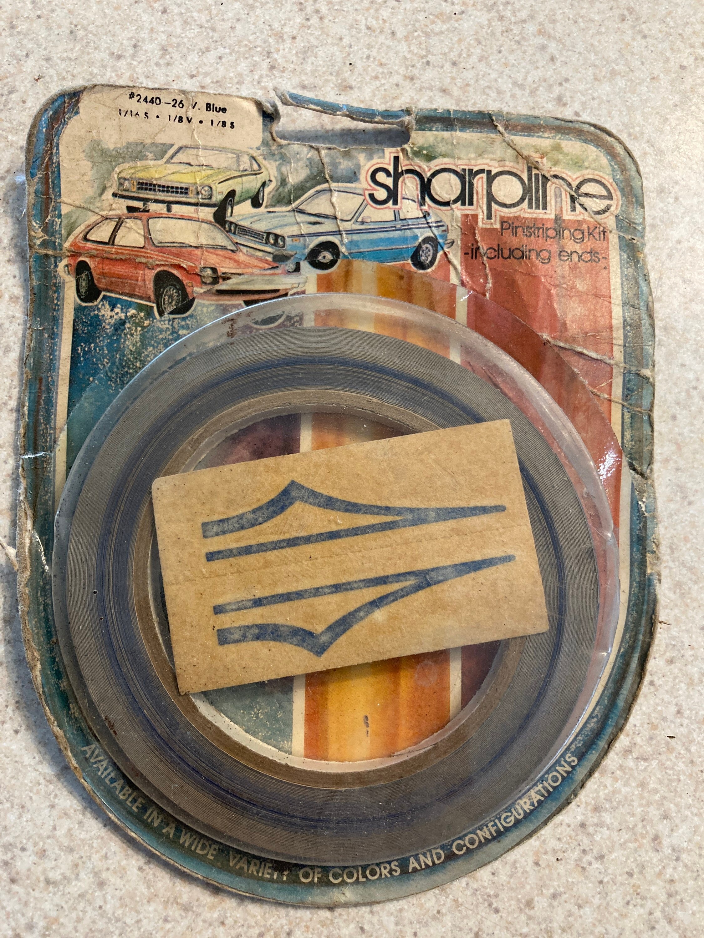 Vintage vinyl pinstriping kit by Sharpline Etsy